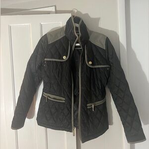 Size small Vince Camutu black jack with gold accents